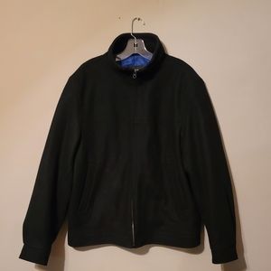 Mens Morano Full Zip Wool Coat -Large